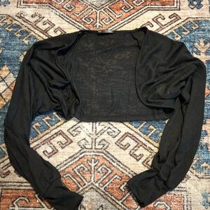 Dazy Black Shrug bolero